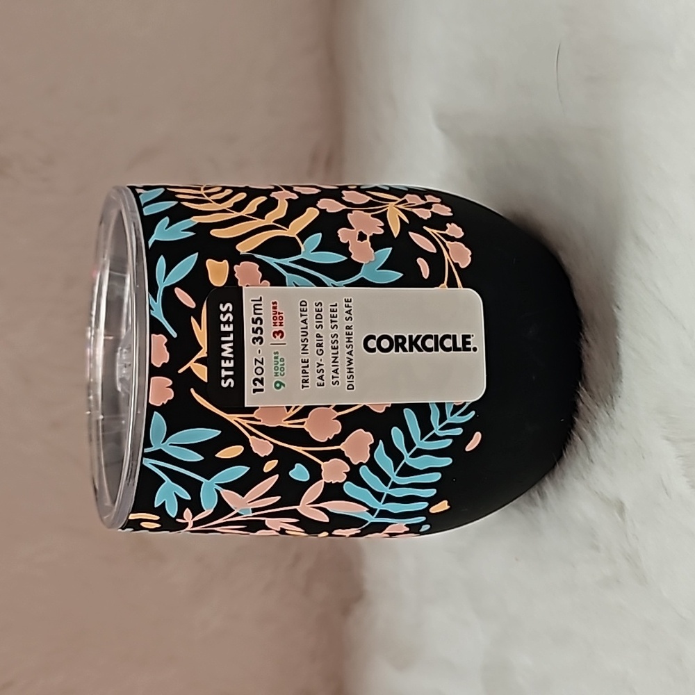 Corkcicle 12oz Radiant Garden CORKCICLE STEMLESS